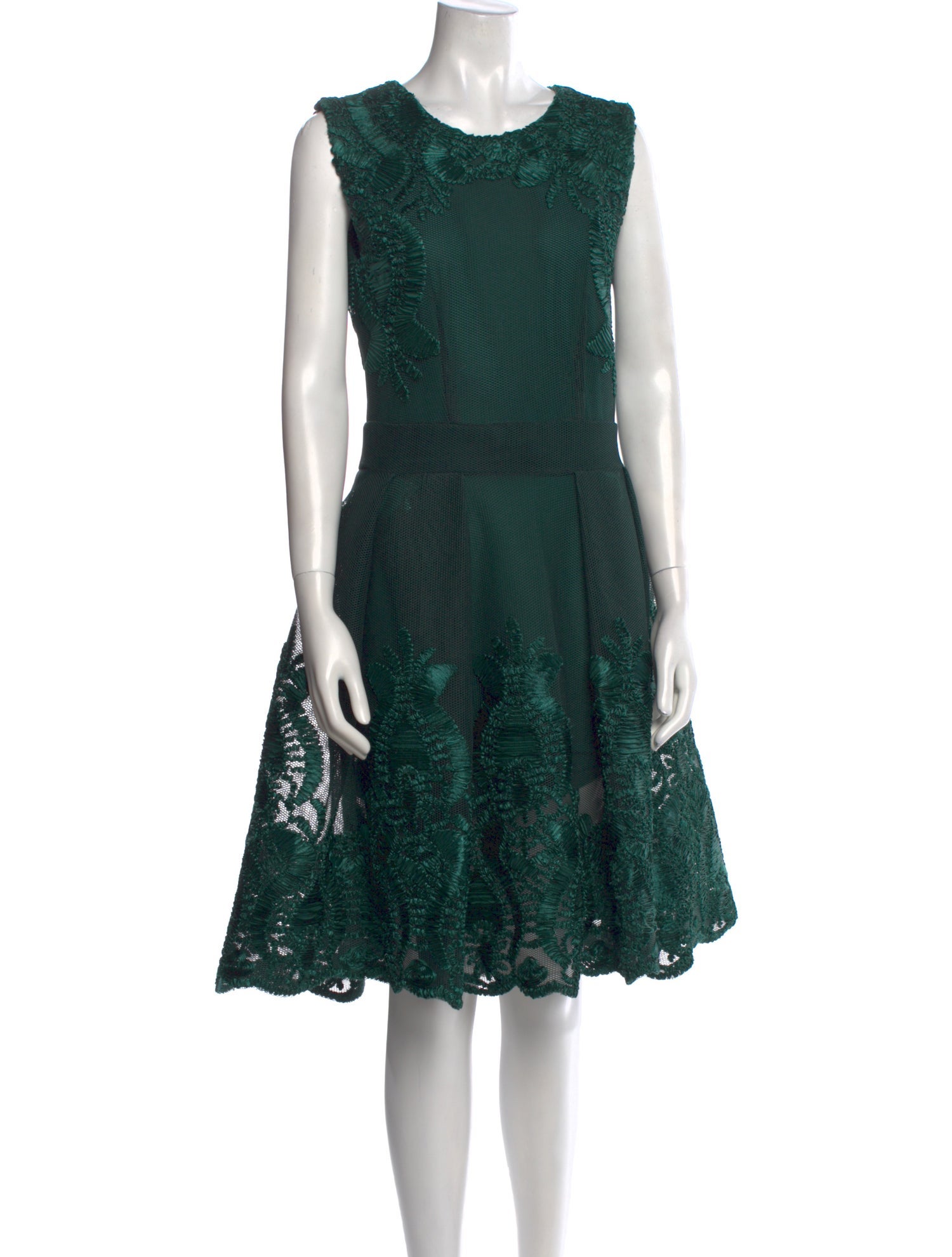 Maje Scoop Neck Knee-Length Dress