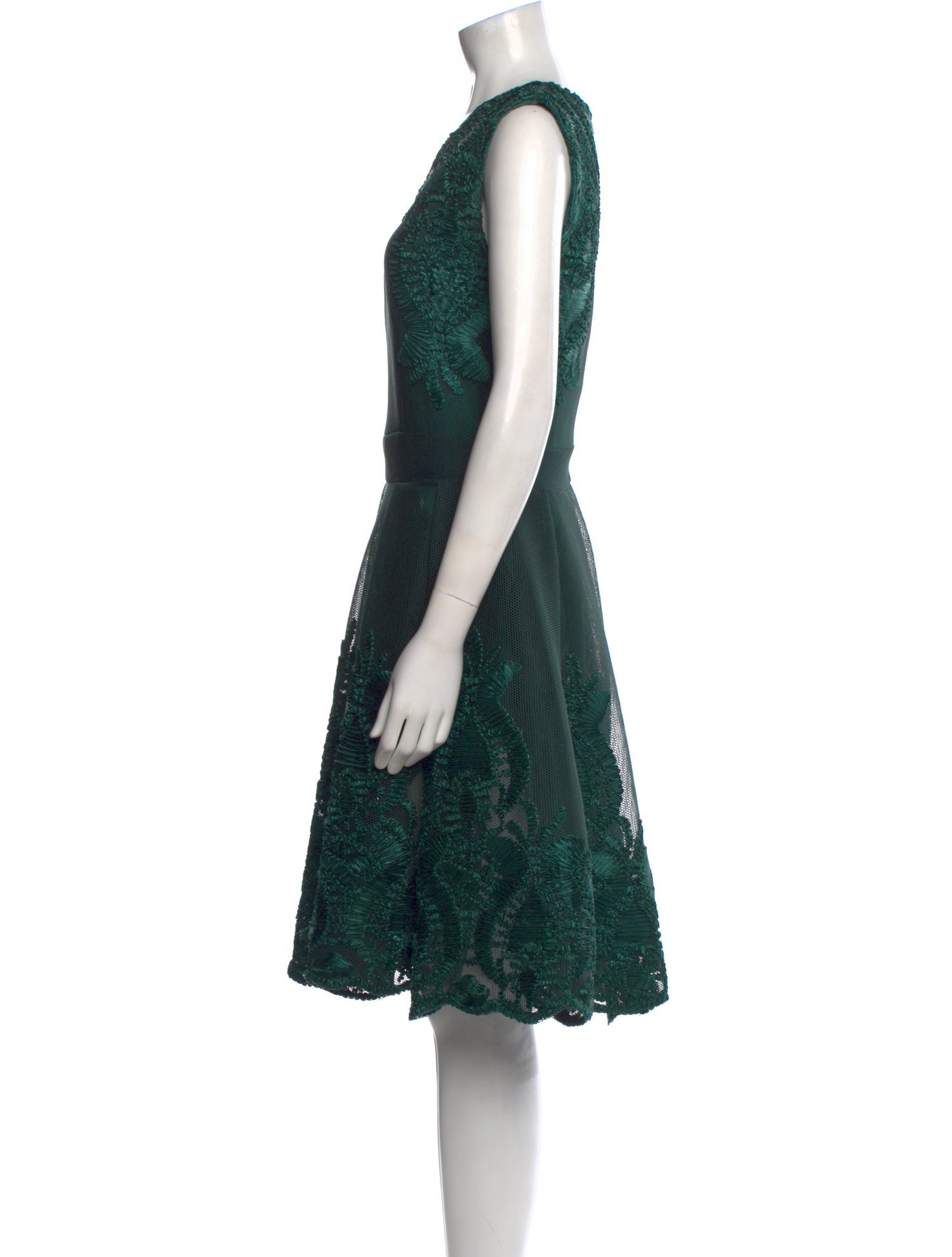 Maje Scoop Neck Knee-Length Dress