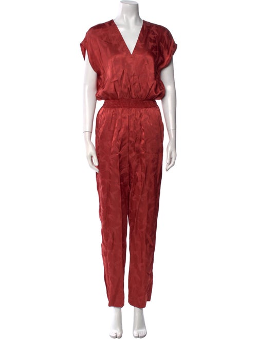 Maje V-Neck Jumpsuit