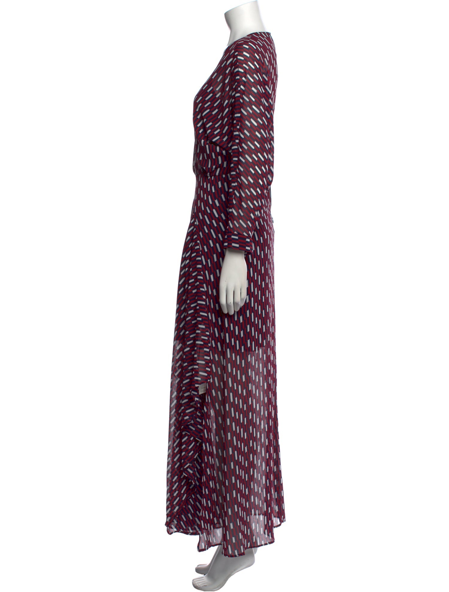 Maje Printed Long Dress w/ Tags