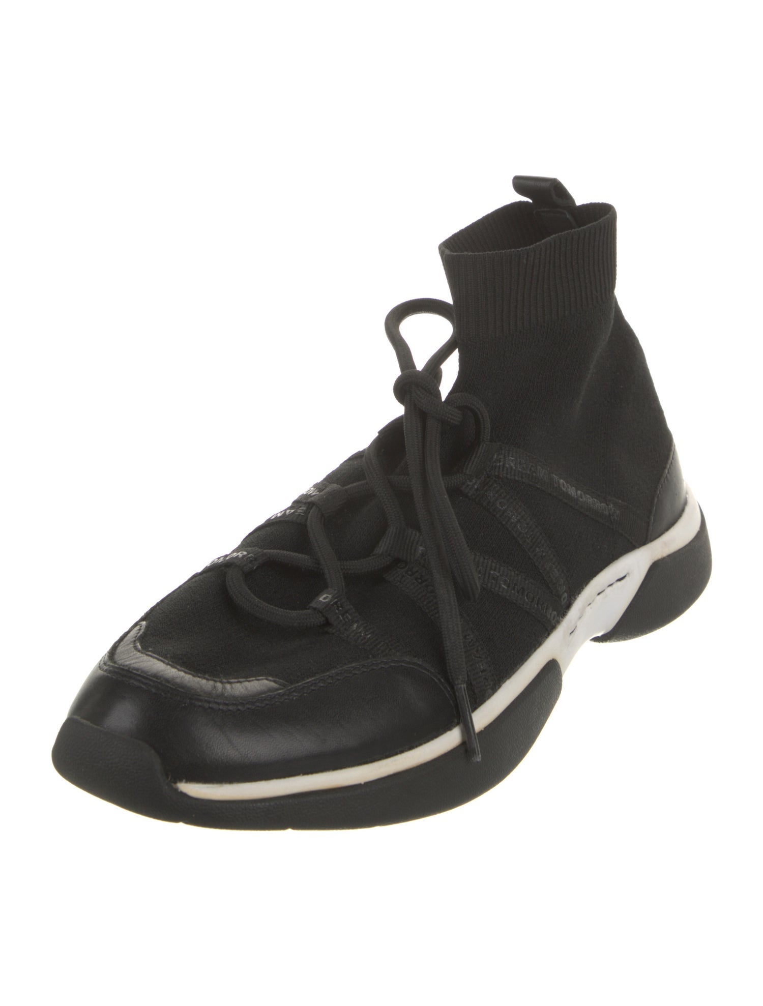 Maje Colorblock Pattern Sock Sneakers