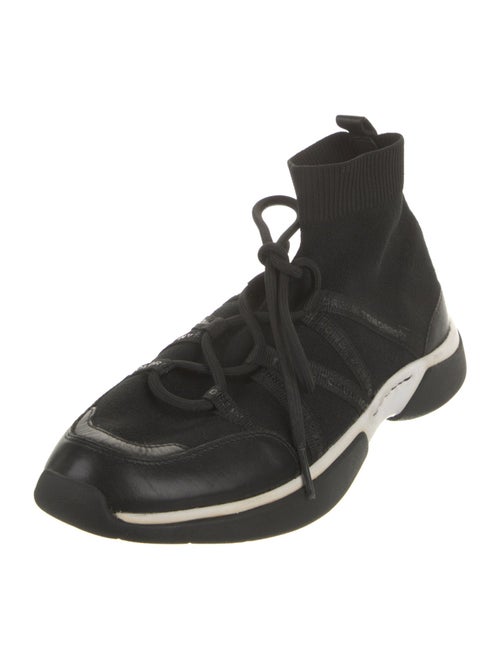 Maje Colorblock Pattern Sock Sneakers