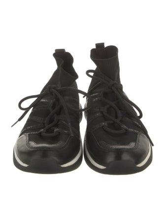 Maje Colorblock Pattern Sock Sneakers