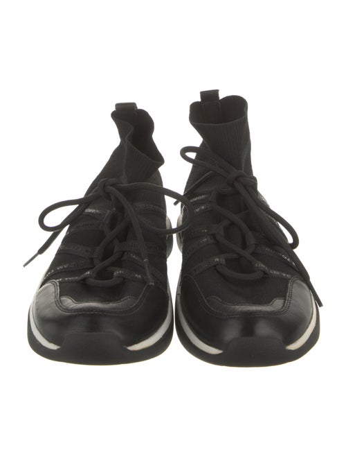 Maje Colorblock Pattern Sock Sneakers