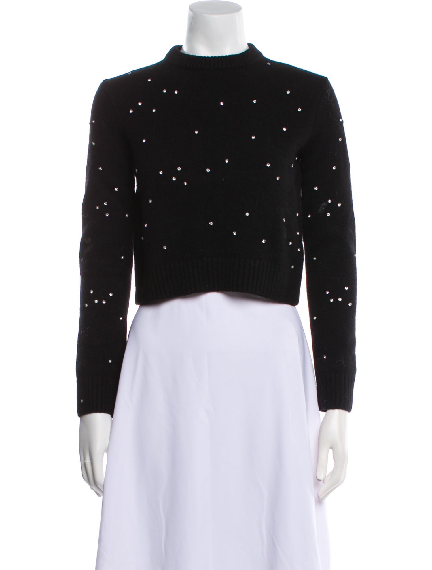 Maje Wool Printed Sweater