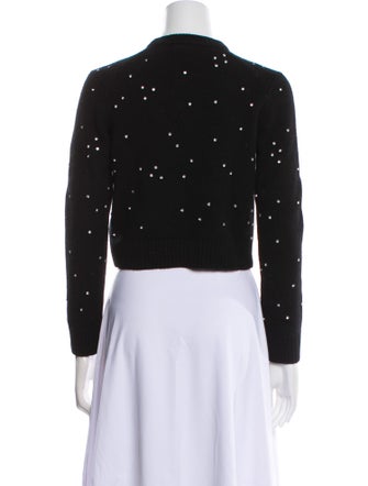 Maje Wool Printed Sweater