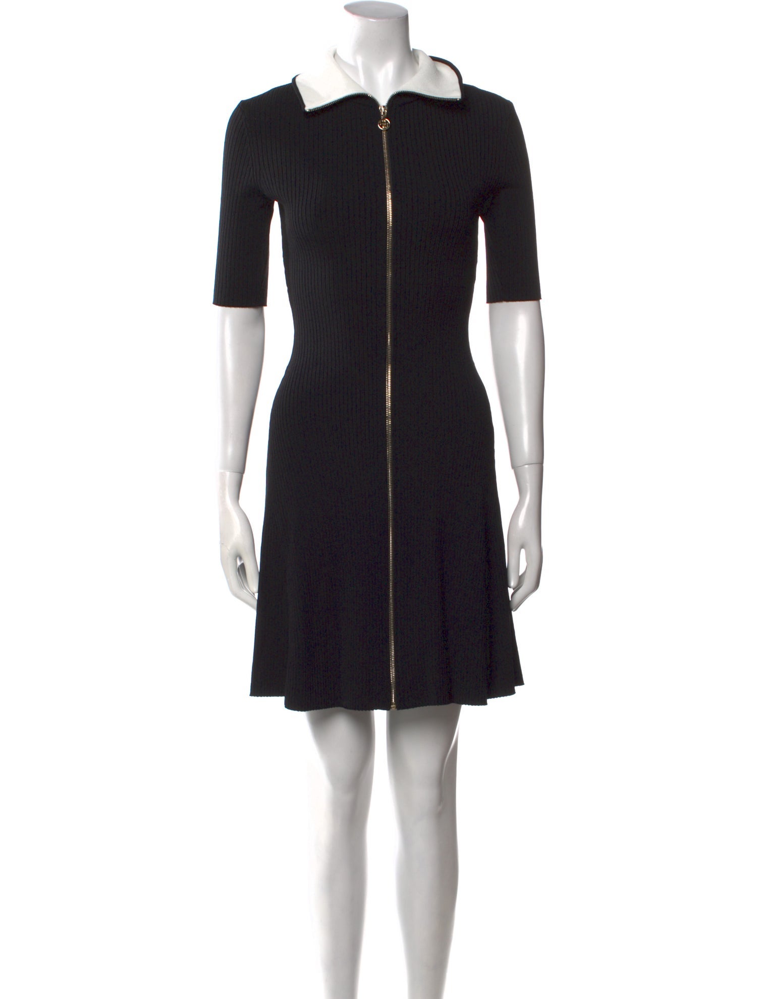 Maje Crew Neck Mini Dress