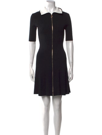 Maje Crew Neck Mini Dress