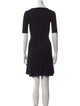 Maje Crew Neck Mini Dress