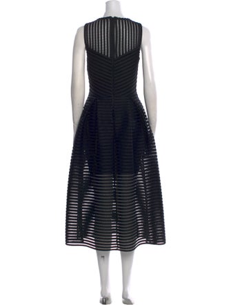 Maje Striped Long Dress