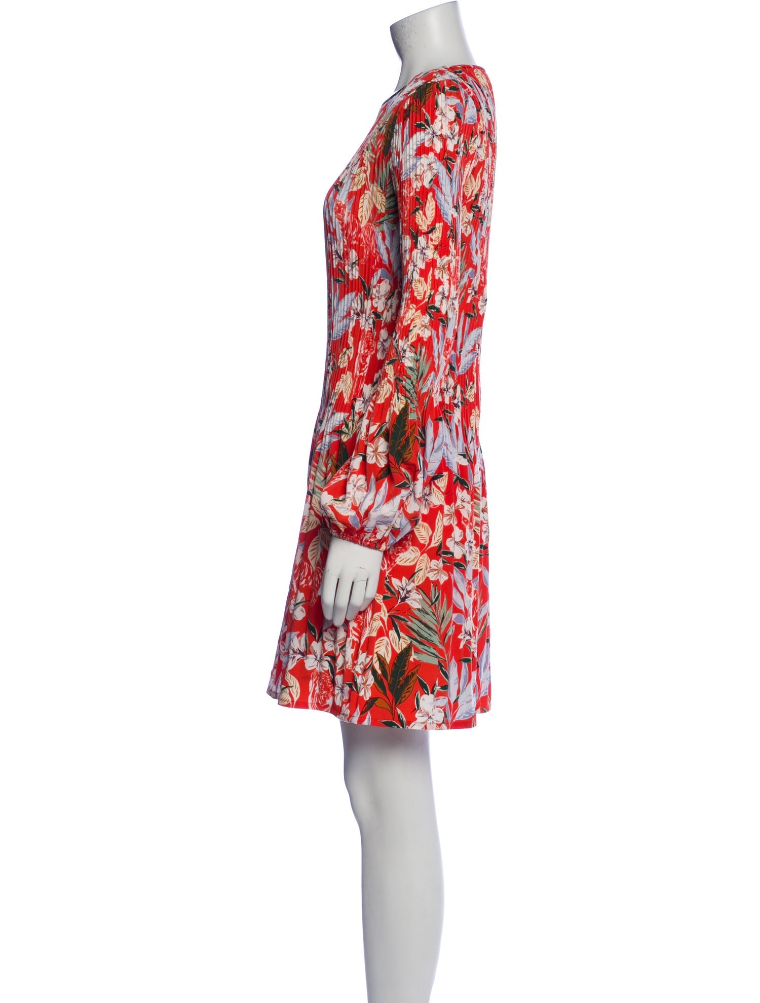Maje Floral Print Mini Dress