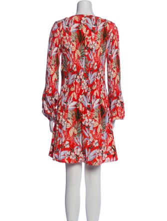 Maje Floral Print Mini Dress