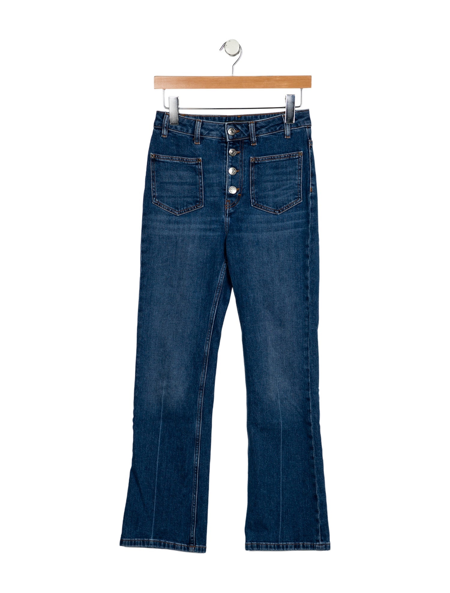 Maje Mid-Rise Straight Leg Jeans