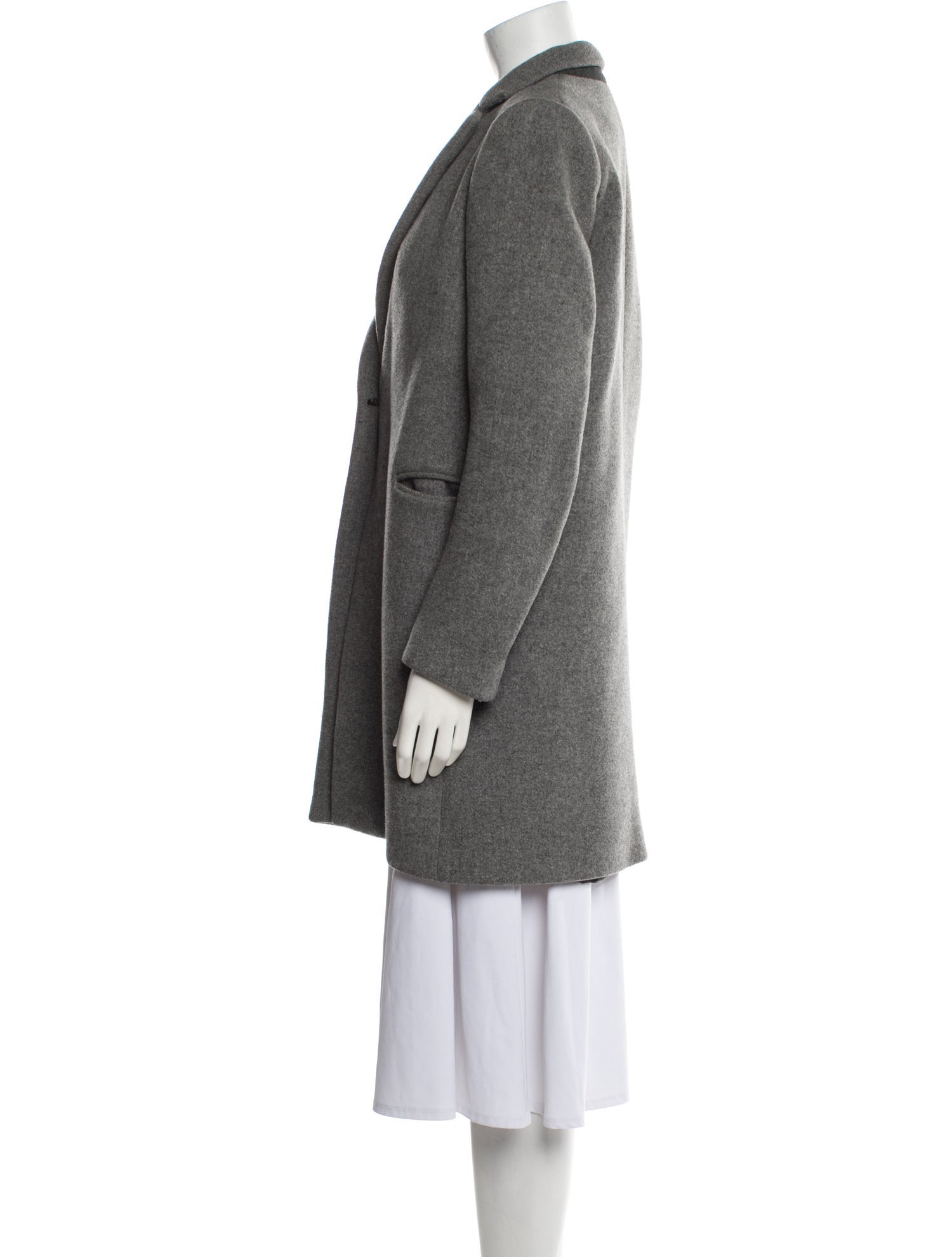 Maje Virgin Wool Coat