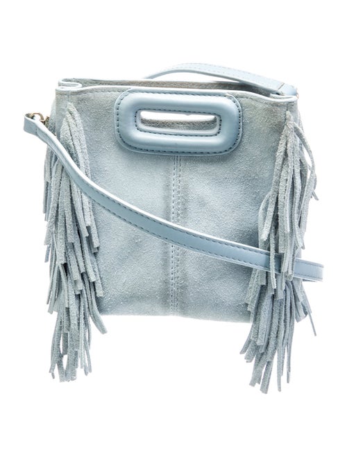 Maje Suede Crossbody Bag
