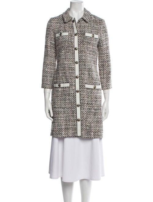 Maje Tweed Pattern Coat