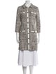 Maje Tweed Pattern Coat