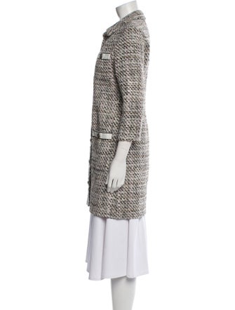 Maje Tweed Pattern Coat