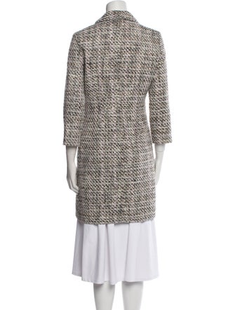 Maje Tweed Pattern Coat