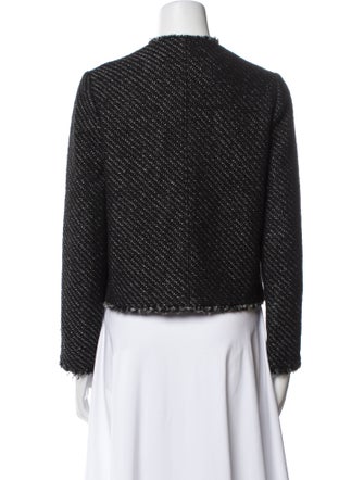 Maje Tweed Pattern Jacket