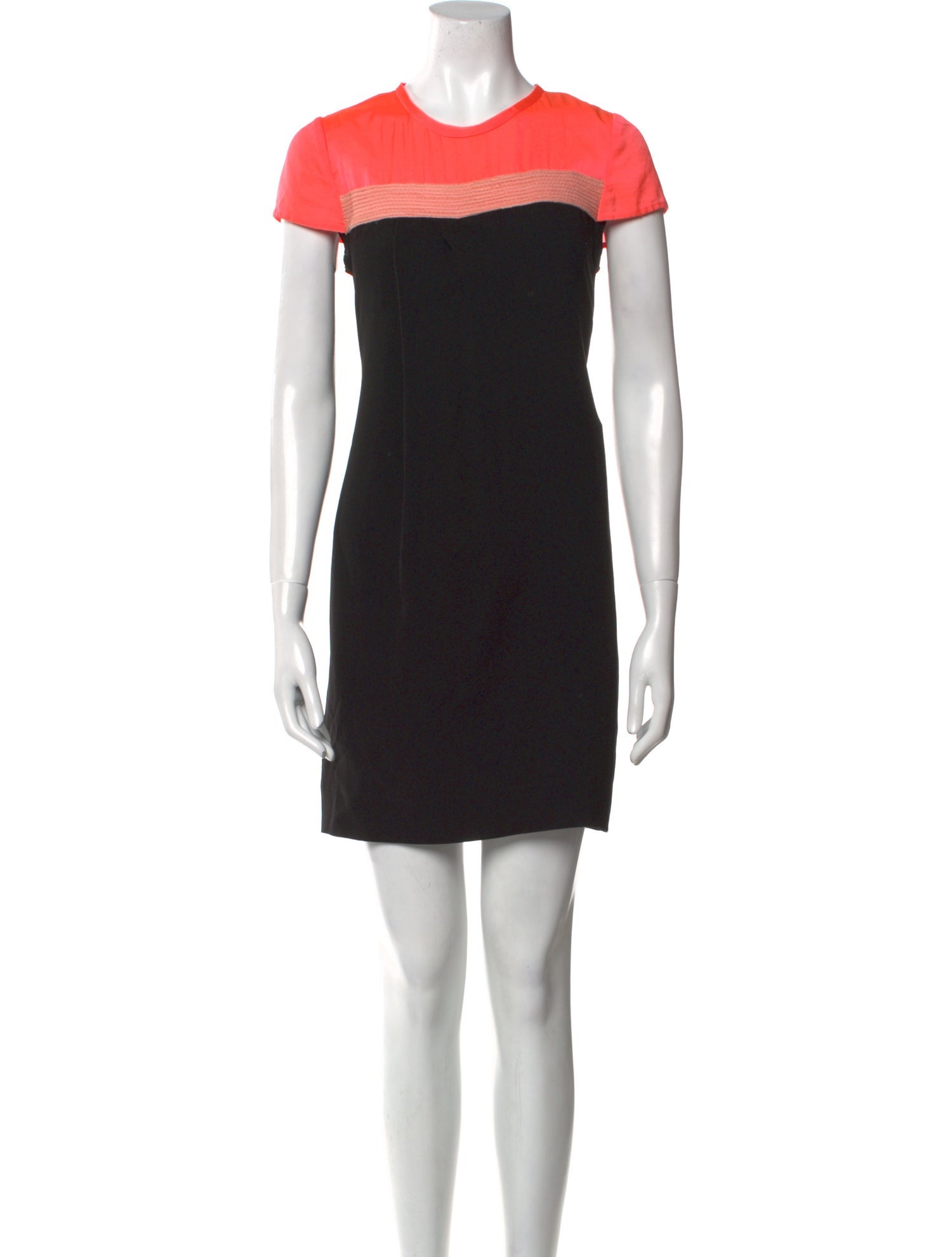 Maje Crew Neck Mini Dress