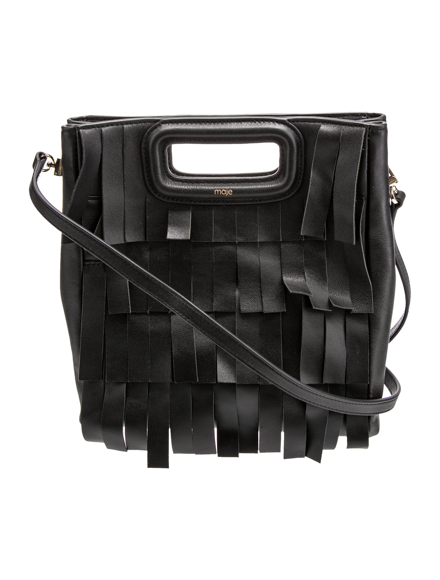 Maje Leather Crossbody Bag