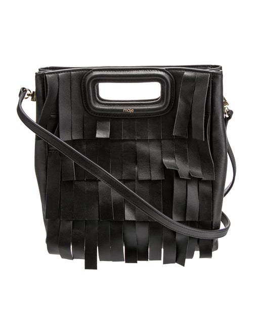 Maje Leather Crossbody Bag