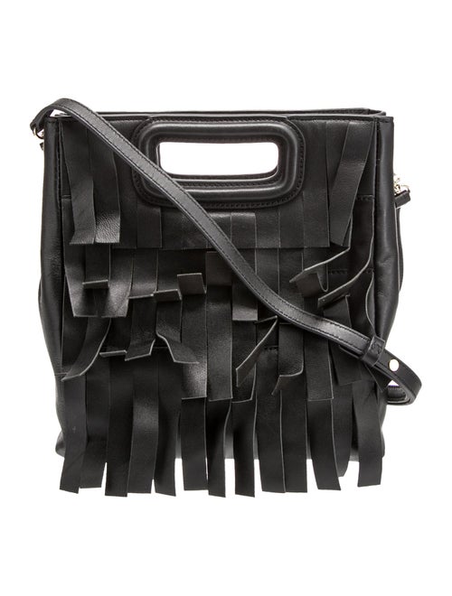 Maje Leather Crossbody Bag