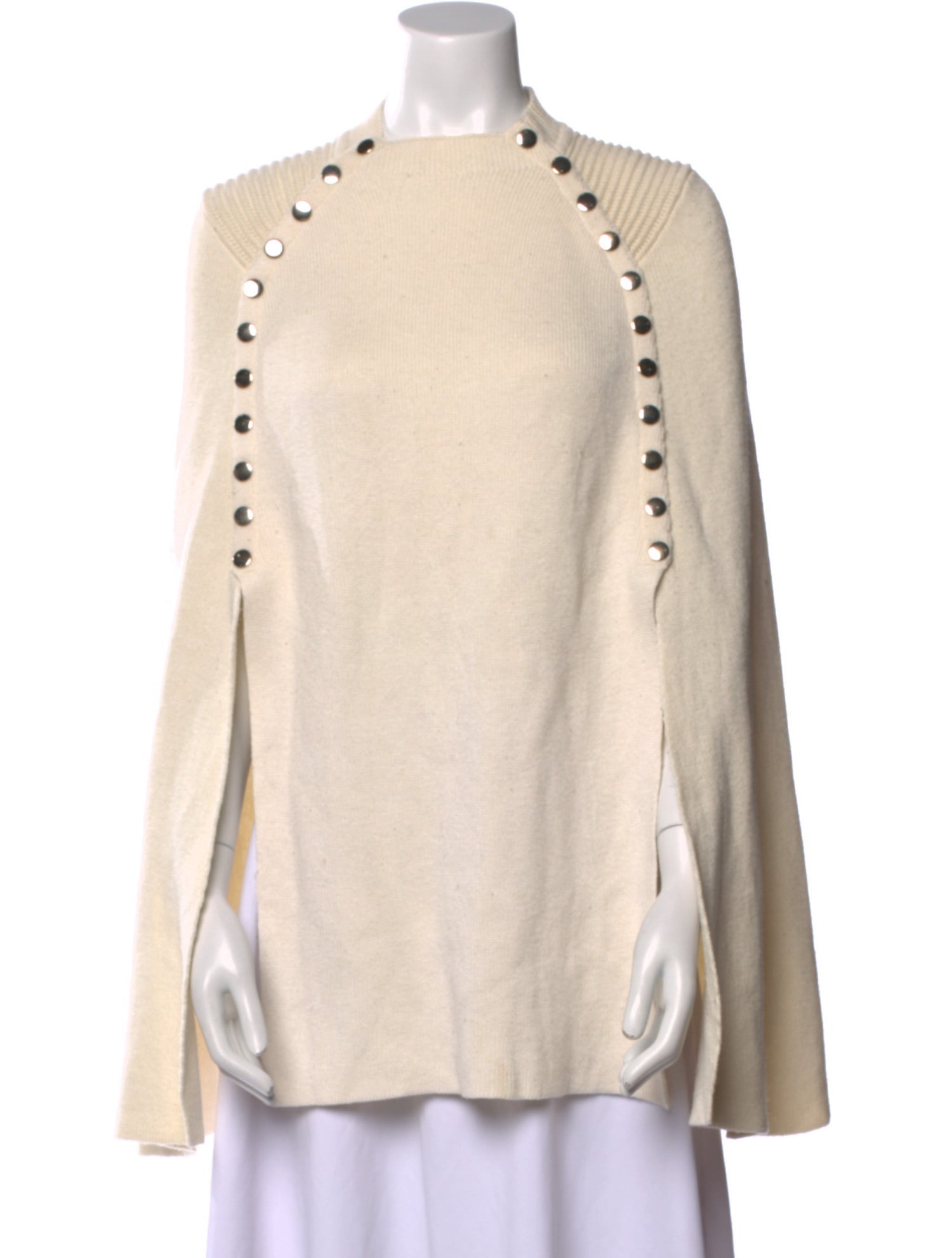 Maje Wool Mock Neck Sweater