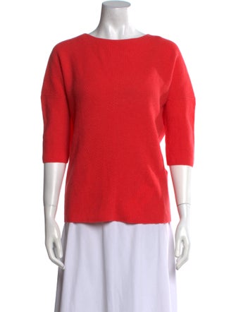 Maje Cashmere Bateau Neckline Sweater