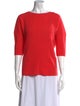 Maje Cashmere Bateau Neckline Sweater