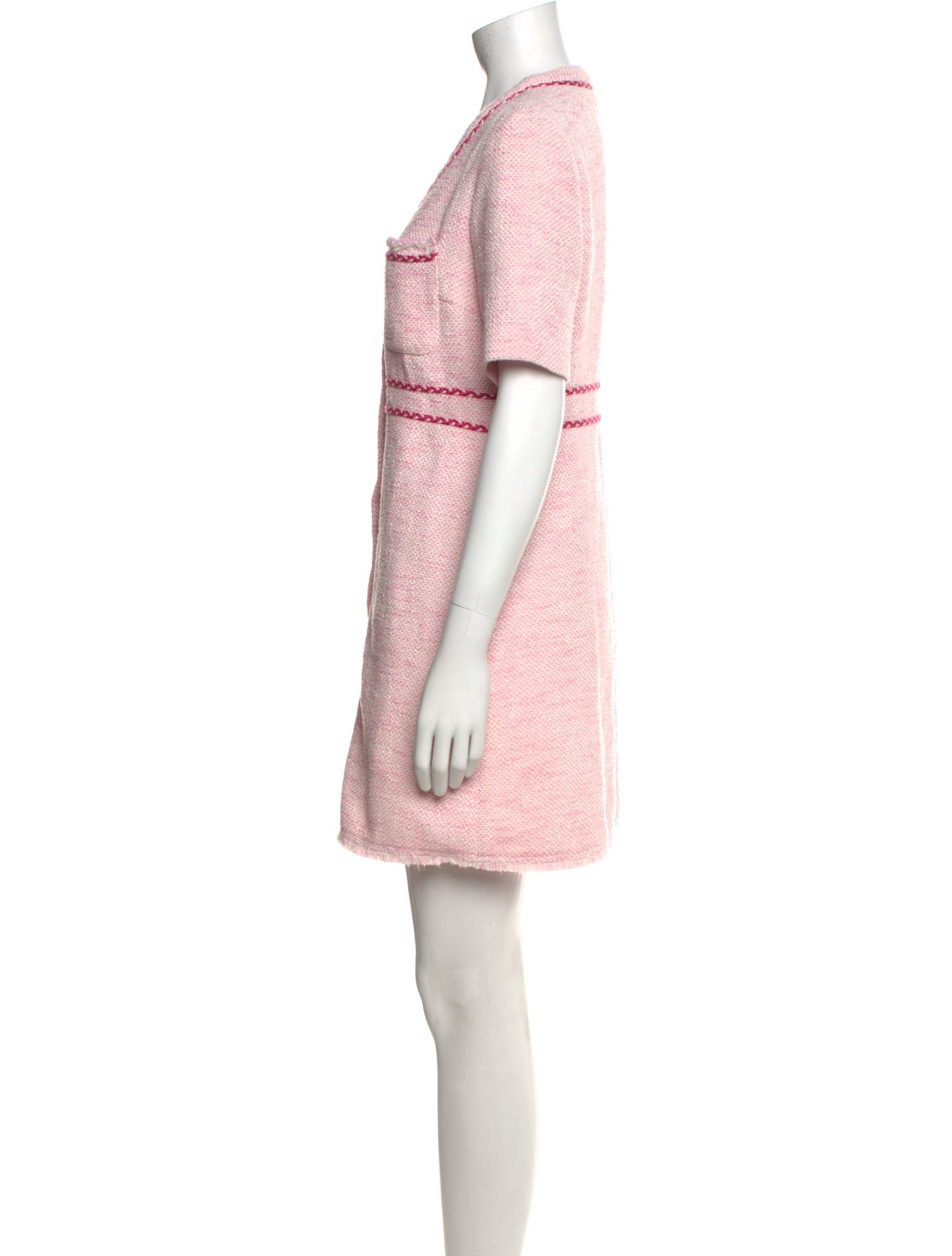 Maje V-Neck Mini Dress