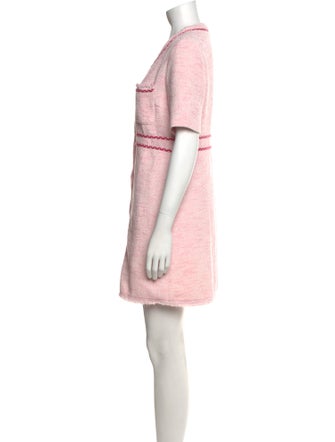 Maje V-Neck Mini Dress