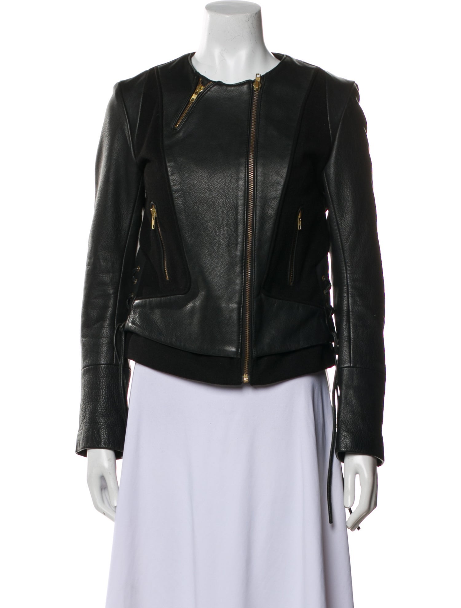 Maje Leather Biker Jacket