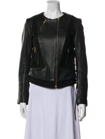 Maje Leather Biker Jacket
