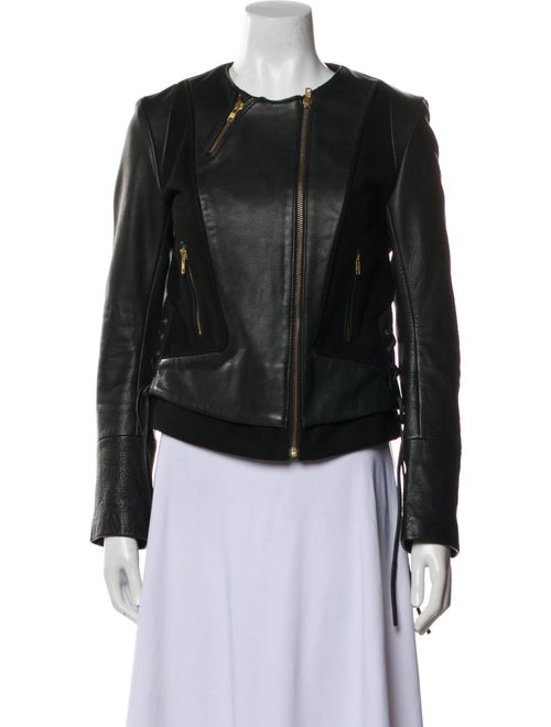 Maje Leather Biker Jacket