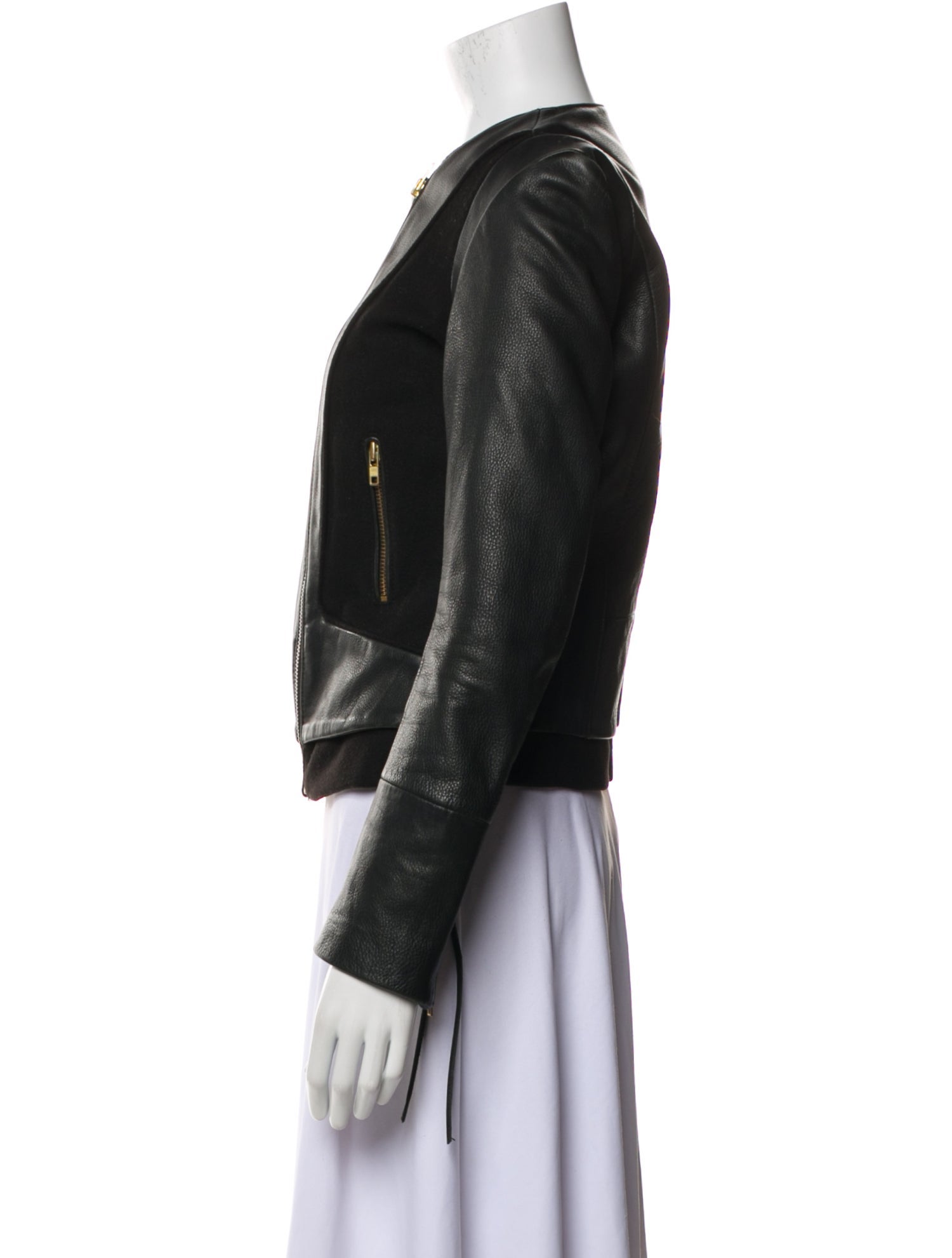 Maje Leather Biker Jacket
