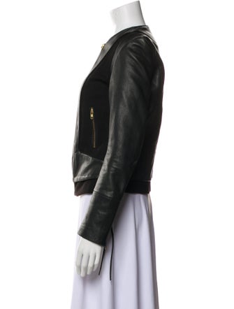 Maje Leather Biker Jacket