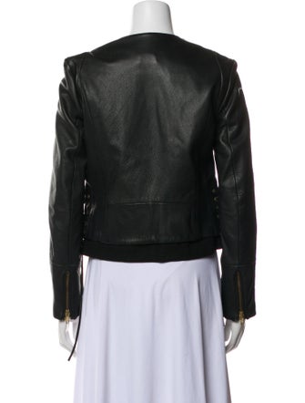 Maje Leather Biker Jacket