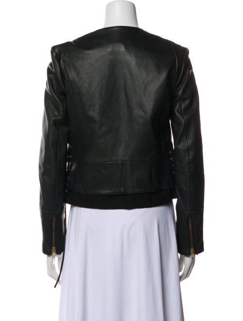 Maje Leather Biker Jacket