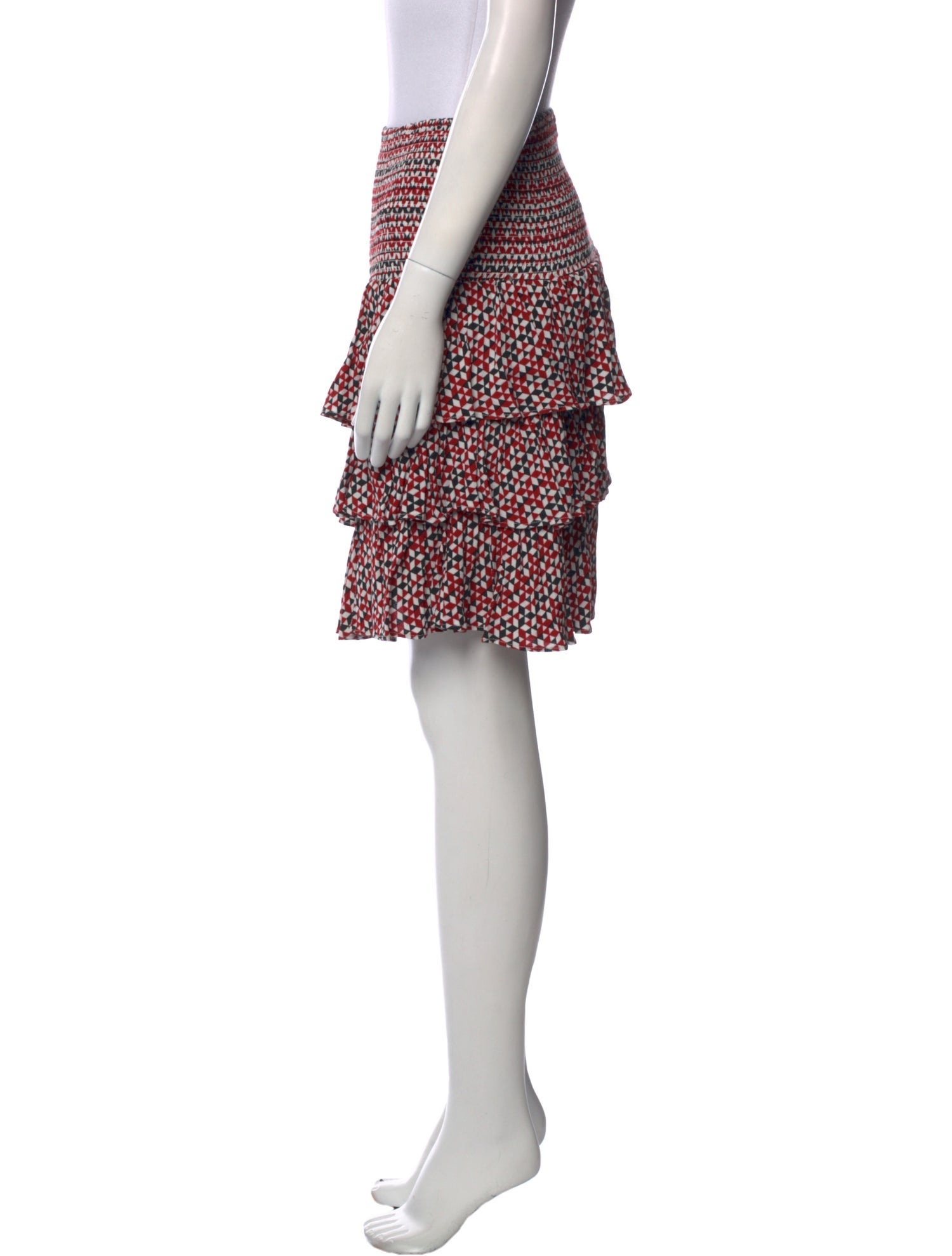 Maje Printed Knee-Length Skirt