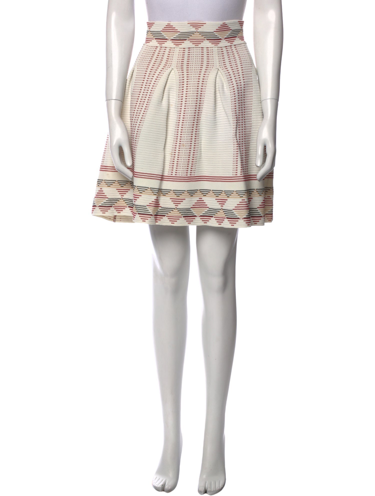 Maje Printed Knee-Length Skirt