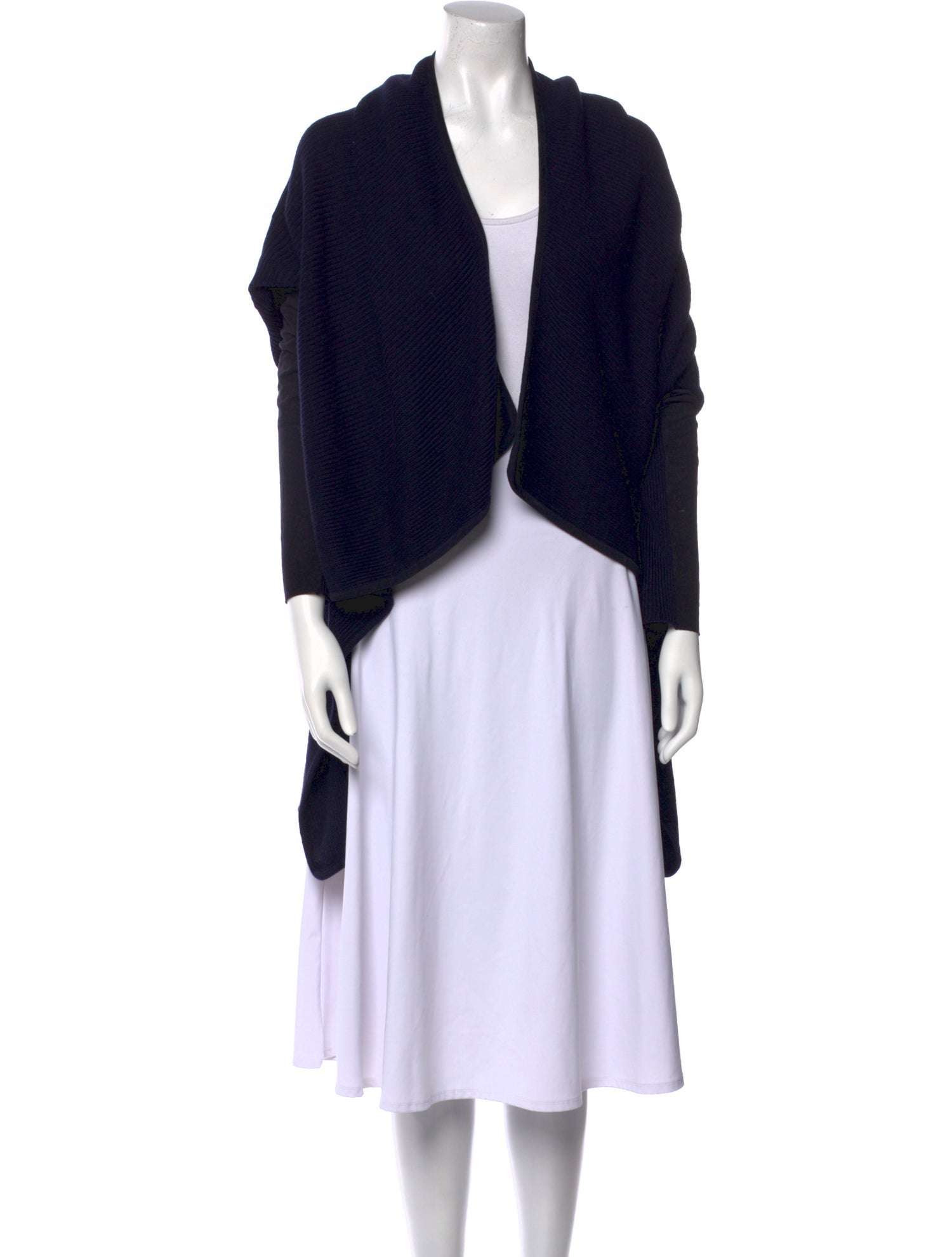 Maje Linen Open Front Sweater