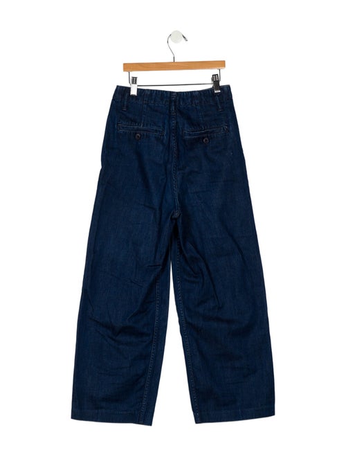 Maje High-Rise Wide Leg Jeans