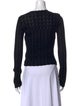 Maje V-Neck Long Sleeve Top