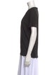 Maje Linen Crew Neck T-Shirt