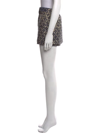 Maje Floral Print Mini Shorts