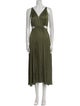 Maje V-Neck Long Dress