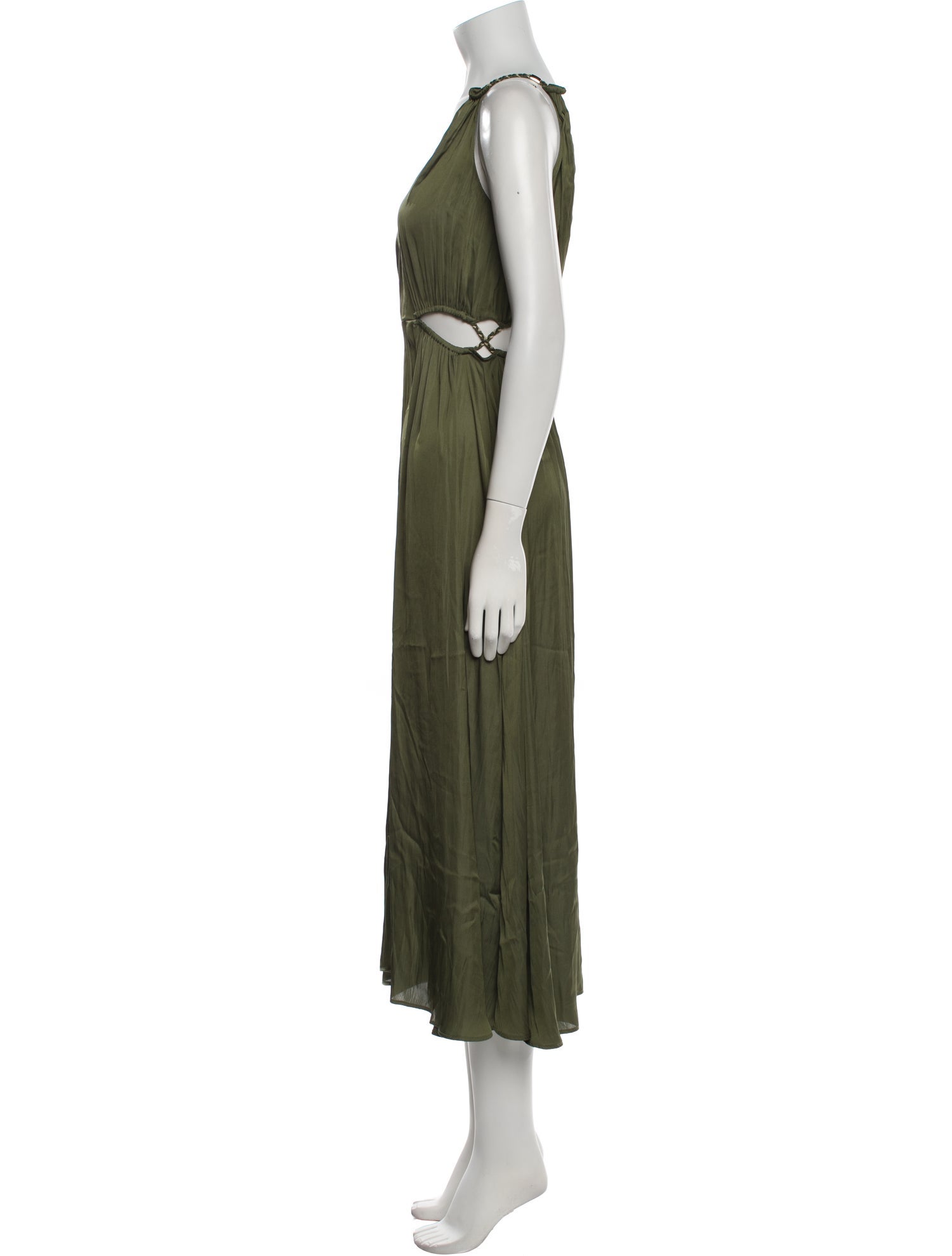 Maje V-Neck Long Dress