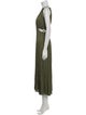 Maje V-Neck Long Dress